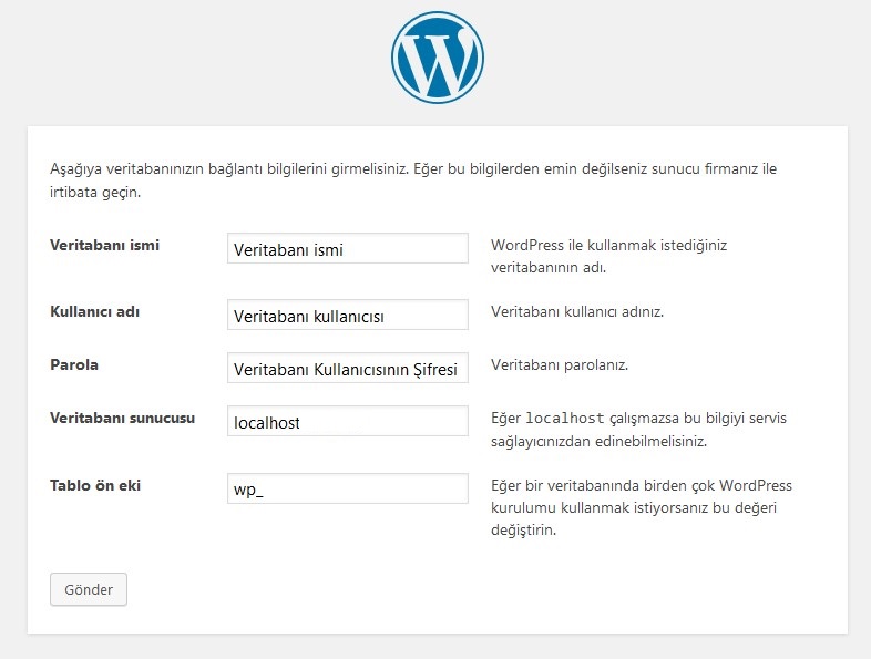 WordPress Manuel Kurulumu